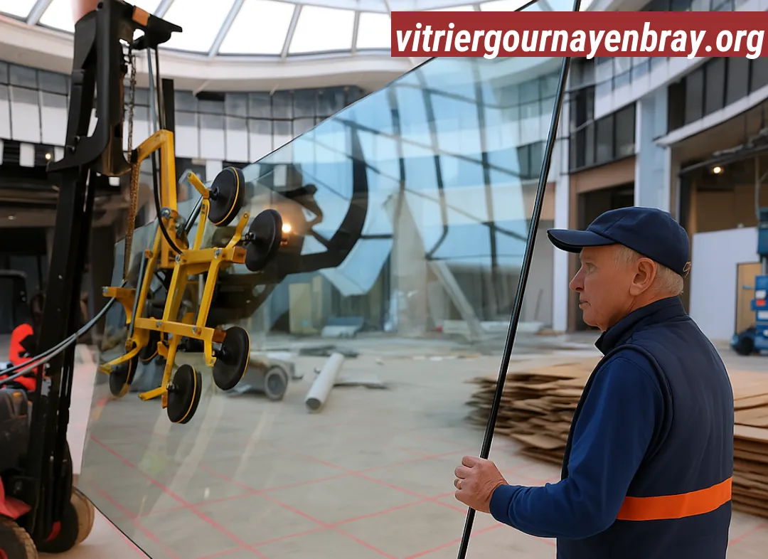 Remplacement de vitrine magasin Gournay-en-Bray